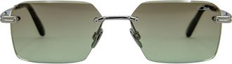 Cazal 7116/3 003 Mens Sunglasses Silver Size 56