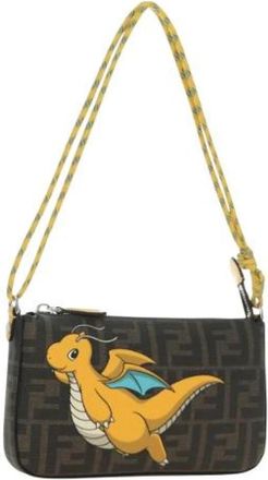Fendi Pre-owned Vintage Zucca Canvas Shoulder Bag - Dames - Vintage Schoudertas - Bruin - ONE Size - Vintage