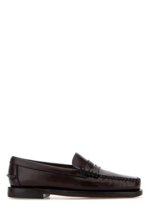 Sebago Dark Brown Leather Classic Dan Loafers