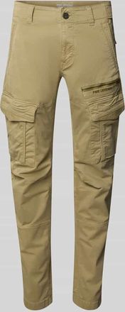 PME Legend Cargohose mit Label-Stitching in Oliv, Gr&ouml;&szlig;e 31/30