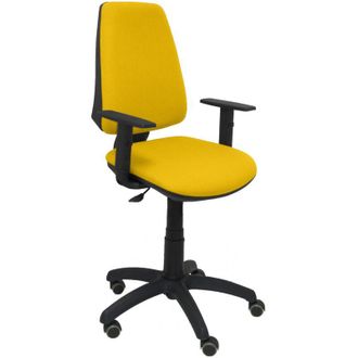 Piqueras y Crespo Silla Elche Cp Bali Amarillo Brazos Regulables Ruedas De Parqu&eacute;