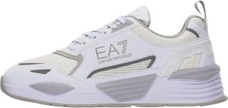 Emporio Armani Low Top Sneakers - Heren - Sneakers - Wit - 42 EU - Schoenen