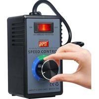 OEM Controlador De Velocidad Para Motor Scr De 220 V Ca, 10 A, 4000 W, Regulador De Voltaje De 220 V, Regulador Electr&oacute;nico Xu, Termostato, Motor, Control