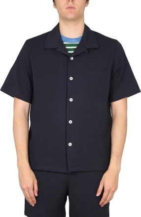 Howlin Navy Blue Solid Shirt