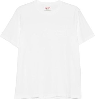 MC2 Saint Barth T-Shirts, male, White, Size: S Portofino short-sleeved T-shirt