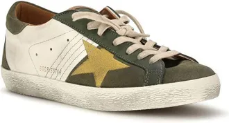 Golden Goose Mens Bicolor Calf Leather Bos Taurus Sneakers