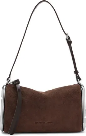 Marc Jacobs Small Scene Suede Shoulder Bag in Dark Brown at Nordstrom