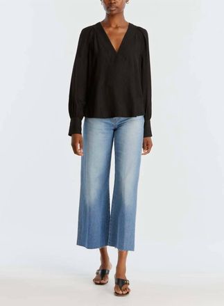 Veronica Beard Osler Top In Black