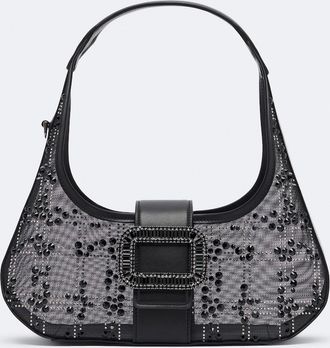 Roger Vivier Pilgrim Mini embellished top-handle bag