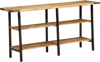 vidaXL Console Table 140x35x70 cm Solid Wood Mango Vidaxl