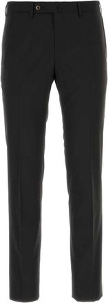 Pantaloni Torino Black Slim Flat Front Pants