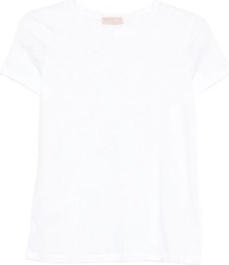 Purotatto Round-Neck Short Sleeve Blouse