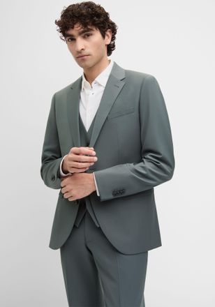 Cinque Anzugsakko CINQUE CIMONOPOLI_S, Herren, Gr. 102, gr&uuml;n, Web, Obermaterial: 53% Polyester, 43% Schurwolle, 4% Elasthan, unifarben, slim fit h&uuml;ftbedecken