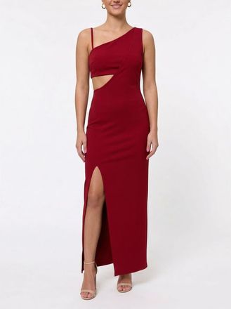 Rachel Roy Phoenix One Shoulder Maxi Gown in Haute Red at Nordstrom, Size Xx-Large