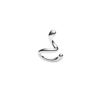 Maria Black Coil Whirl Ear Cuff - Dames - Oorbellen - Grijs - ONE Size - Accessoires