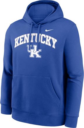 Nike Kentucky Arch Nike Mens College Pullover Hoodie in Blue | NKDK4EVNKY-Y48