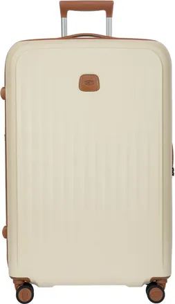 Bric's Taormina Hardside Expandable 30 Large Checked Spinner Luggage in Cream at Nordstrom