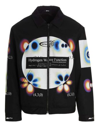 MSFTSrep Black Hydrogen Wave Jacket