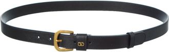 Valentino Vlogo Signature Leather Belt