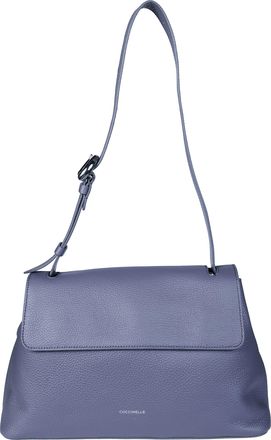 Coccinelle Fern Pebbled Rectangular Shoulder Bag