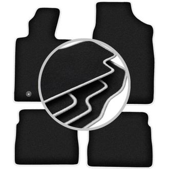 OEM Alfombrillas Carlux-silver Para Chrysler Pt Cruiser Descapotable, Hatchback (2000-2010)