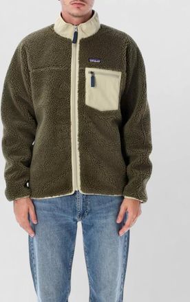 Patagonia recycled polyester fleece zip-up padded jacket