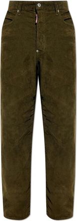Dsquared2 Losse broek - Heren - Straight fit broeken - Groen - S - Broeken