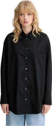 Marc O'Polo Overhemden, Dames, Zwart, S, Katoen, Shirt