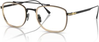 Persol 5005vt Vista Square Lens Titanium Eyeglasses with Gradient Frame
