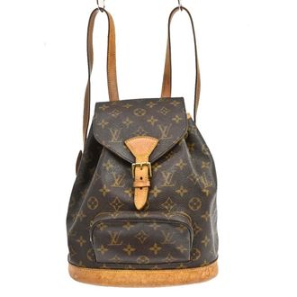 Louis Vuitton Montsouris Monogram Canvas Brown Canvas Backpack Bag (Pre-Owned)