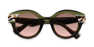 Etnia Barcelona Mambo No.9 ARZE Womens Sunglasses Green Size 49