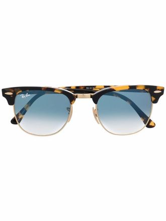 Ray-Ban Occhiali da sole Clubmaster tartarugati - Marrone