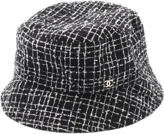 Chanel Pre-owned Accessories, female, Black, Size: ONE SIZE Pre-owned Fabric Hat