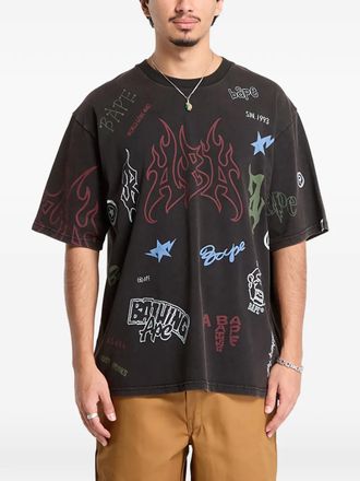 A Bathing Ape T-shirt con vestibilit&agrave; comoda - Nero