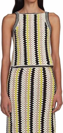 Eleven Six Kerry Crochet Tank In Multi