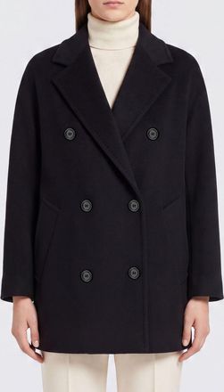 Max Mara Caban doppiopetto in lana con vestibilit&agrave; relaxed fit e collo a rever