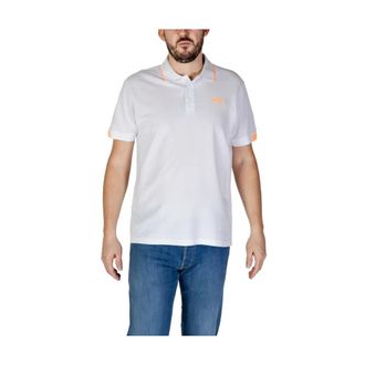 RefrigiWear Polo Shirts, male, White, Size: 2XL Mens Short Sleeve Polo Shirt