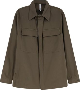 Hev&ograve; Hombre, Camisas, Marr&oacute;n, Talla: L