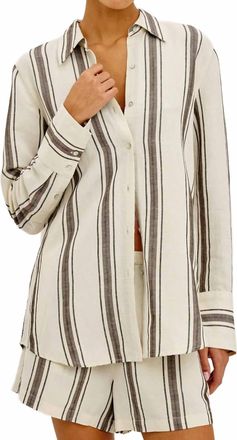Rails Knox Shirt In Sequoia Stripe