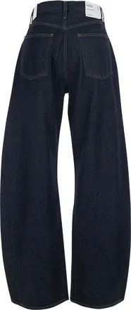 A Gold E Womens Jeans Luna Pieced Blue Cotton