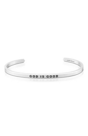 Mantra God Is Good bracelet in Silver at Nordstrom