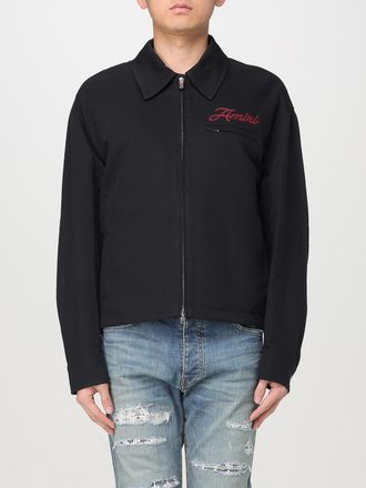 Amiri Mens Embroidered Script Jacket - Black