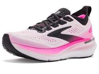 Brooks Glycerin GTS 23 Womens Shoes White/Phantom/Cyber Pink : 10.5 B - Medium, Synthetic