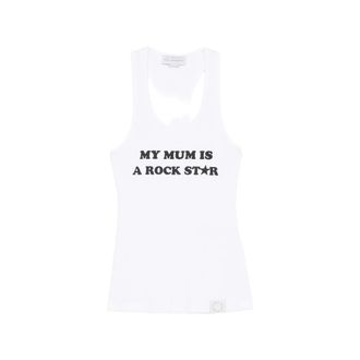 Stella McCartney Slogan-print Racerback Tank Top