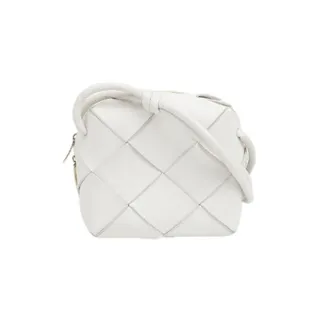 Bottega Veneta Pre-owned Mini Bags, female, White, Size: ONE SIZE Pre-owned Mini Cassette Shoulder Crossbody Bag