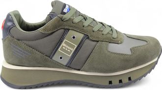 Blauer Tokyo 01/Tas Sneaker - Heren - Sneakers - Groen - 42 EU - Leer - Schoenen