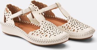 Pikolinos Sandalen in leer met sleehak Vallarta