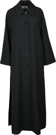 Ballantyne Long Coat Virgin Wool - Black