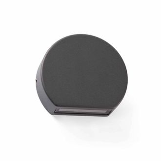 Netlighting Pill LED Outdoor Wall Light Dark Grey IP54