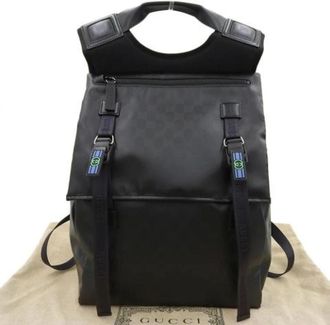 Gucci Pre-owned Fabric gucci-bags - Dames - Vintage Rugzakken - Zwart - ONE Size - Vintage
